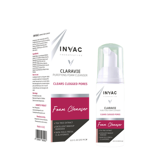 CLARAVIE CLEANSING FOAM - Invac Therapeutics